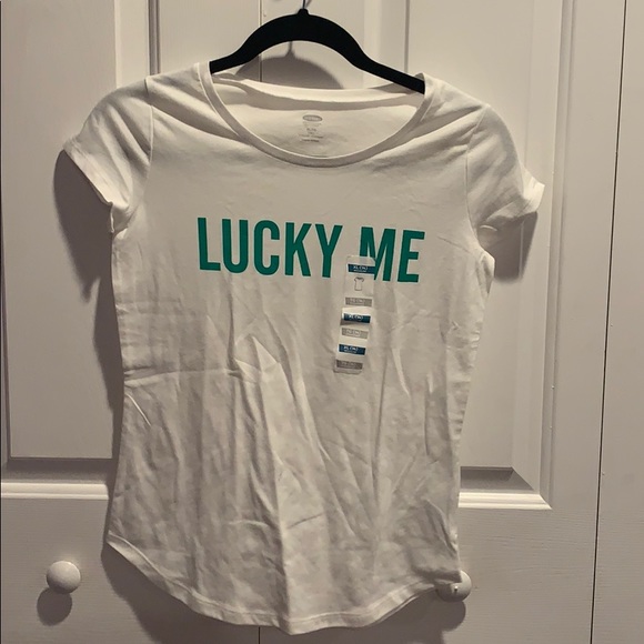 White Old Navy St. Patrick’s Day Shirt - Picture 1 of 3